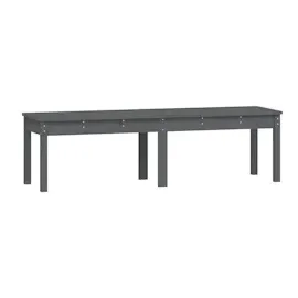 vidaXL Gartenbank 159,5 x 44 x 45 cm Grau