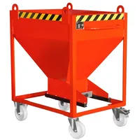 Bauer Südlohn Silobehälter SR-D 375, lackiert, Feuerrot