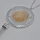 FIRETTI Schmuck Geschenk Opal-Look Tassel Y-Kette beige / Kunststoff