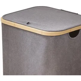Svita SADE Wäschekorb Wäschetruhe faltbar mit Deckel Bambus Badezimmer Schlafzimmer