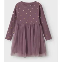 NAME IT Nmfnadja DRESS Noos Kleid, Arctic dusk), 110
