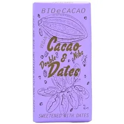 BioeCacao Cacao & Double Dates Nibs Schokolade bio