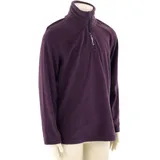 O Fleece Mit Halbem Reißverschluss Aubergine 9-10 Jahre