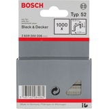 Bosch Professional Typ 52 Tacker-Klammern 10x12.3mm, 1000er-Pack 2609200206