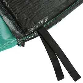 Arebos Randabdeckung Trampolin Grün 0,32 m