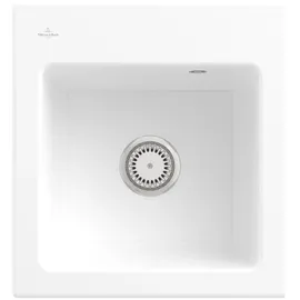 Villeroy & Boch Subway 45 XS weiß alpin + Handbetätigung + Lochbohrungen