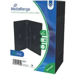 MEDIARANGE DVD Hüllen Standard 5ST schwarz BOX35-4