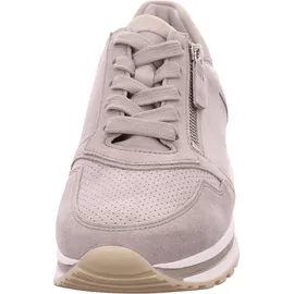Gabor Damen, Low-Top Sneaker, Schuhe grau puder H-Weite 66.528.12 für beige, Gr. 39 EU / 6 UK - EU Weit