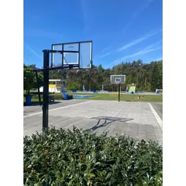 PEGASI Basketballkorb Inground Pro Schwarz 245 - 305 cm