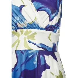 vivance by lascana Jerseykleid Minikleid blau/grün/creme 40