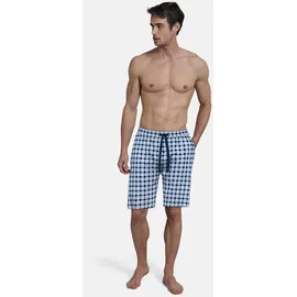 Tom Tailor Bermudas TOM TAILOR "Kilkenny", Herren, Gr. 56 (XXL), N-Gr, blau, Popeline, Obermaterial: 100% Baumwolle, kniefrei, Hosen Bermudas, Bindeband, Seitentaschen, locker, bequem, atmungsaktiv, elastisch