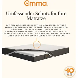 Emma Premium Matratzenschoner 90 x 200 cm weiß