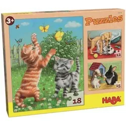 HABA 302638 Puzzles Haustiere