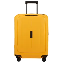 Hartschalen-Trolley SAMSONITE "ESSENS 55", Gr. B/H/T: 40cm x 55cm x 20cm 39 l, gelb (radiant gelb), Polypropylen, Strukturmuster, modisch, Koffer, Reisekoffer Hartschalenkoffer Koffer für Flugreisen TSA-Zahlenschloss