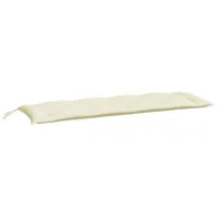 VidaXL Gartenbank-Auflage Creme 150x50x7 cm Oxford-Gewebe