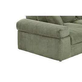 Smart Big Sofa Lionore ¦ grün ¦ Maße (cm): B: 242 H: 86 T: 121.0