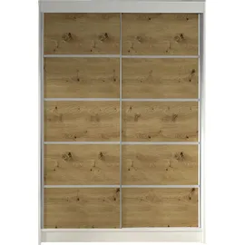 Mirjan24 Schiebetürenschrank Lino IV 2-türig 0 x 0 x 0 cm Braun