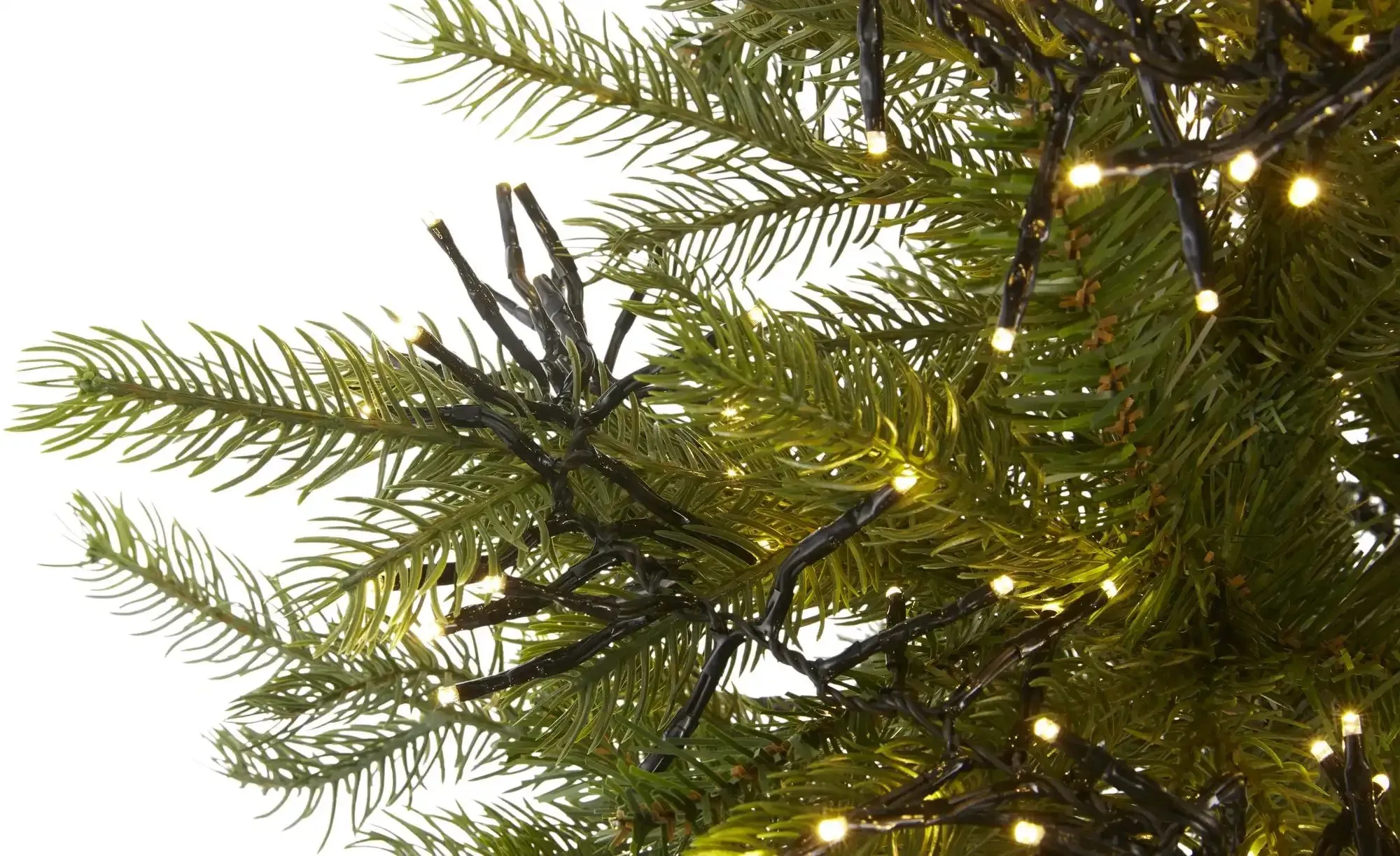 LED Cluster Lichterkette   , schwarz