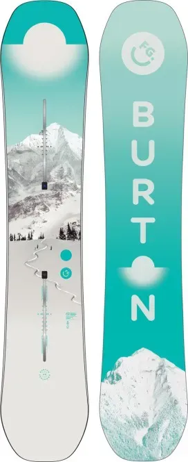 BURTON FEELGOOD FLYING V Snowboard 2026 first tracks - 152