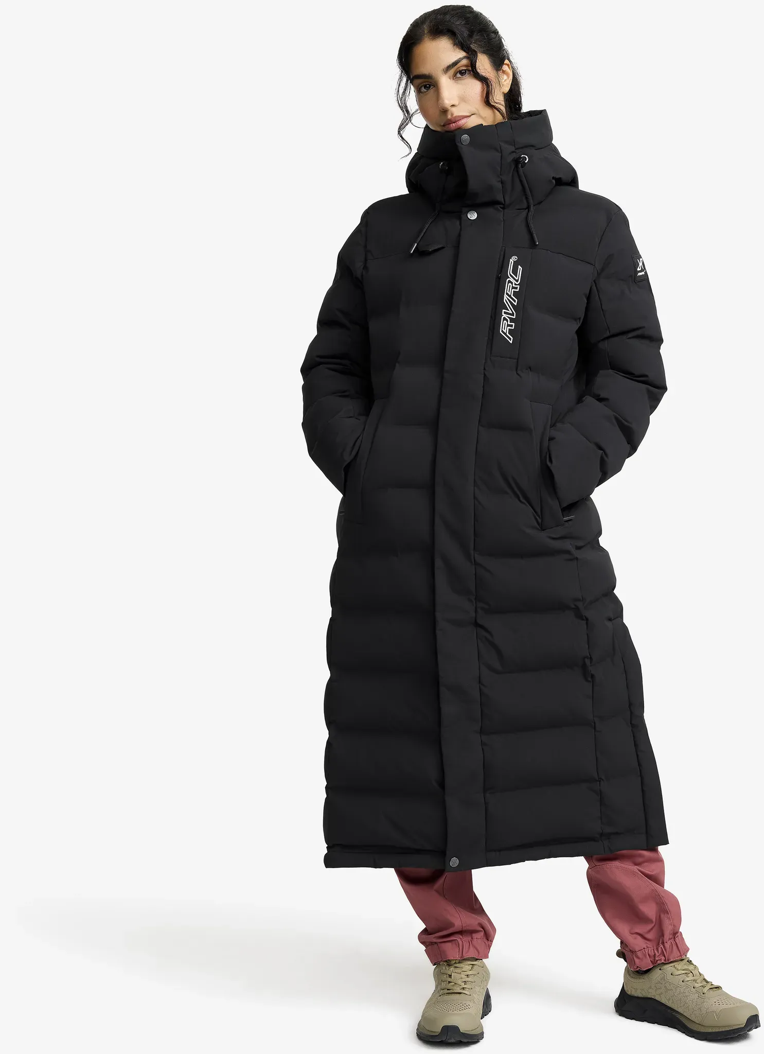 Scenic Insulated Long Parka Damen Black, Größe:XS - Winterjacken - Schwarz