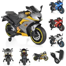 Moni Kinder Elektromotorrad Motocross grau (12 V)