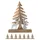 mvg voglrieder möbelcollection gmbh Weihnachtsbaum mit Hirsch u. Engel 20 x 27 cm Braun/Silberfarben