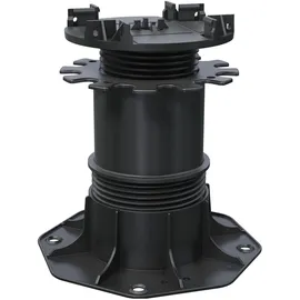 Karle & Rubner Terrassenlager Clip 145-225 cm schwarz