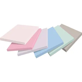 Post-it Super Sticky Notes Soulful Collection Haftnotizen extrastark farbsortiert, 6 Blöcke