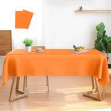 Tischdecke,Tischdecke Geburtstag,Einweg Tischdecke,Papiertischdecke Rolle,Plastiktischdecke,Tischdecken,Gartentischdecke,Party Tischdecke,Tischdecke Weihnachten,Tischdecke Wasserdicht Orange