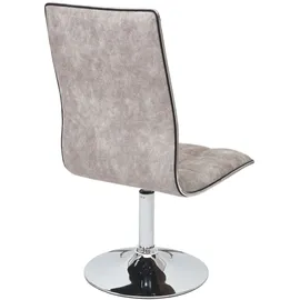 Mendler Esszimmerstuhl HWC-C41 Stoff vintage grau