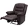 MCW Relaxsessel G15 Leder/Kunstleder 87 x 101 x 150 cm Braun mit verstellbarer Rückenlehne