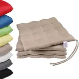 NatureMark Stuhlkissen 40 x 40 cm Beige