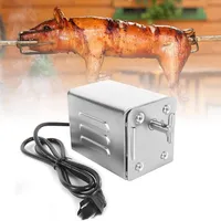 Kotsy grillmotor für grillspieß 220V, SP-S40 Edelstahl BBQ Grill Zubehör Bräter Elektromotor Ziegenschwein Huhn BBQ Spieß Rotisserie Roaster Grill Grillmotor 50-70kg