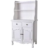 Französisches Buffet Landhausstil Küchenbuffet Anrichte Küchenschrank 141 cm Shabby Chic mxa083 Palazzo Exklusiv