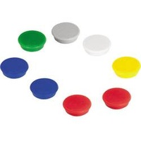 Franken Magnet (Ø) 24mm rund Mehrfarbig, Farbauswahl nicht möglich 10 St. HM20 99
