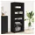 vidaXL Kleiderschrank Schwarz 80x50x200 cm Holzwerkstoff