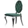 KAWOLA Stuhl LINDA Esszimmerstuhl Barock Velvet grün