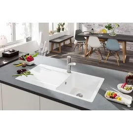 Villeroy & Boch Siluet 50 flat weiß alpin + Handbetätigung
