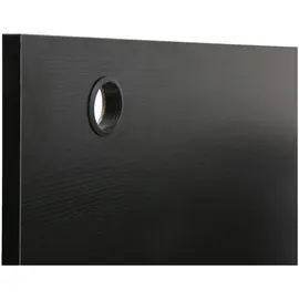 Stier Schreibtischplatte 140x80cm schwarz