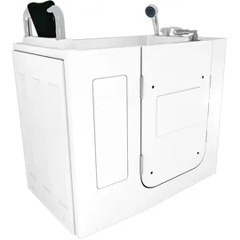 AcquaVapore Sitzbadewanne mit Tür 110 x 68 cm (S08-C-L)