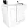 AcquaVapore Sitzbadewanne mit Tür 110 x 68 cm (S08-C-L)