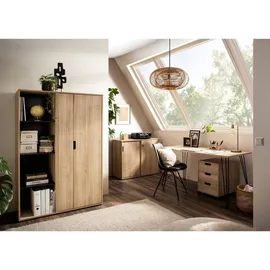MÖBELPARTNER Emmik Aktenschrank 100,1 x 41,0 x 83,5 cm weiß