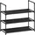 Woltu Schuhregal 61 x 28 x 55 cm stapelbar / schwarz