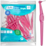 TePe Angle Interdentalbürste, Pink, 0,4mm/ISO 0, 20 Stk., Plaque-Entfernung, effiziente Reinigung der Zahnzwischenräume, für kleine Zahnlücken, sorgt für die Erhaltung von kräftigem Zahnfleisch