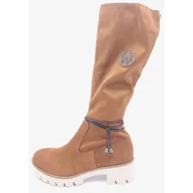Rieker Damen Winterstiefel X5793, Frauen Stiefel,langschaftstiefel,wasserdicht,Boots,Winterschuhe,uebergangsstiefel,braun (24),38 EU, / 5 UK - 38