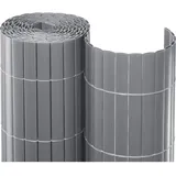 Noor Sichtschutzmatte PVC 1,8 x 3 m silber