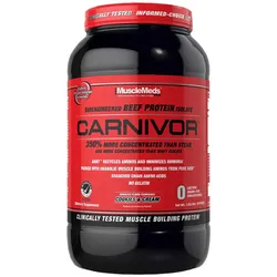 MuscleMeds Carnivor(TM) 100% Beef Protein (840 g, Cookies & Cream)