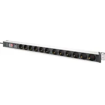 Digitus Steckdosenleiste 12-fach 2 m Bunt