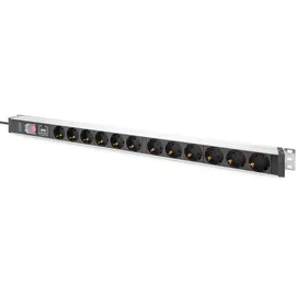 Digitus Steckdosenleiste 12-fach 2 m Bunt
