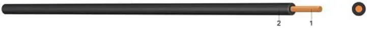PVC Aderleitung Yf 16 mm2 (50m) - schwarz